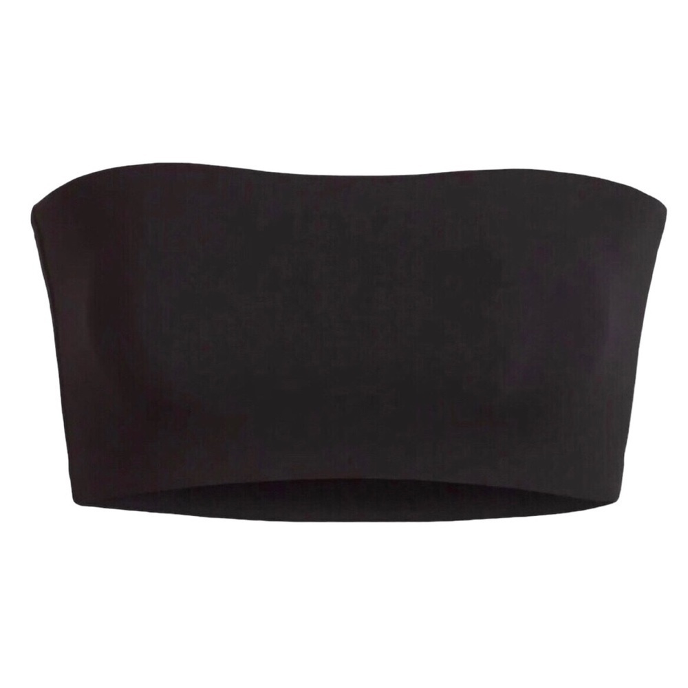 Skims Fits Everybody Bandeau Bralette Black Size 2X Smoothing Bra - Picture 3 of 6